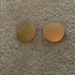Pink Mirrored Glasses
